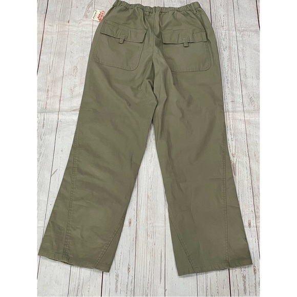 Free People FP Movement Voyage Pants Cargo Straight Leg Desert Taupe Sz S NWT - Picture 3 of 14